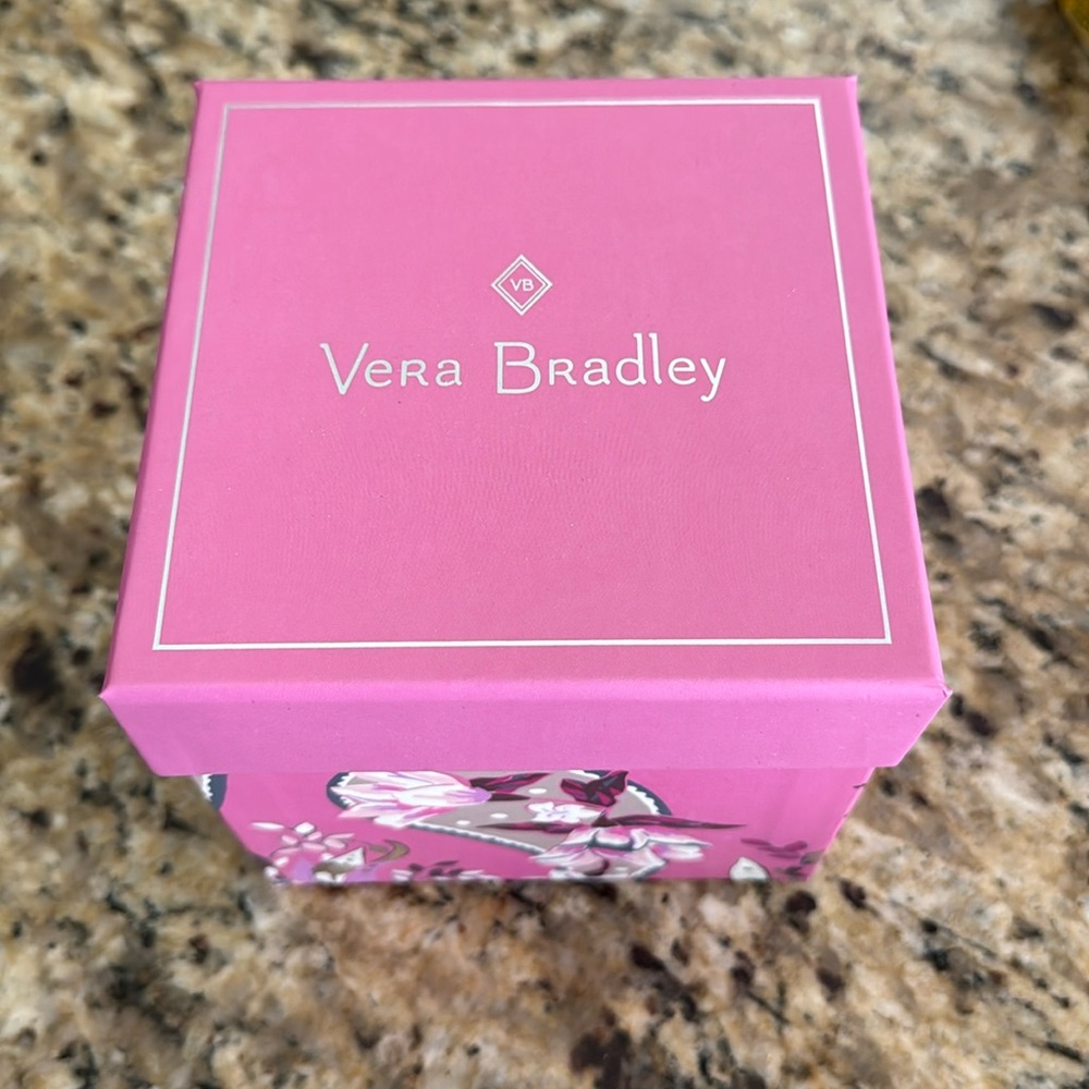 Vera Bradley Botanical Paisley Pink Ornament 2023